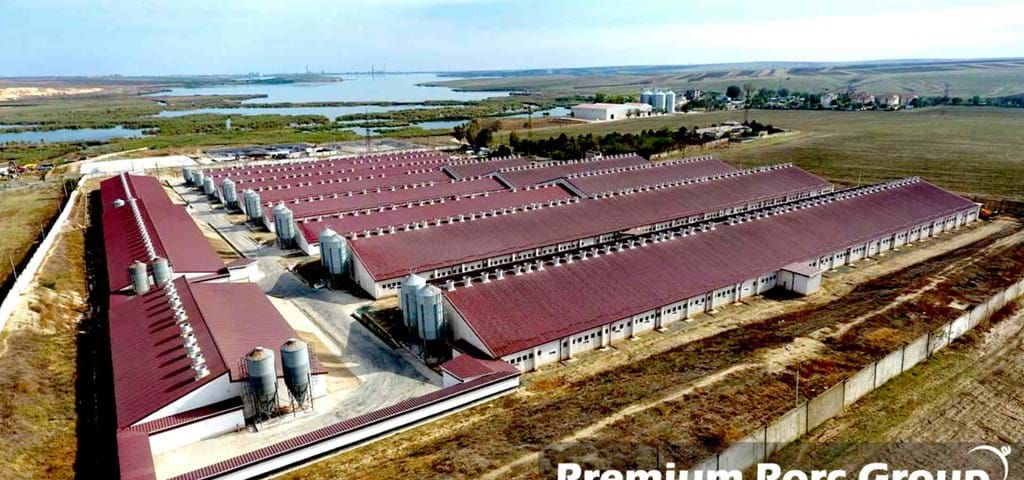 SKIOLD Feed mill at pig farm in Romania