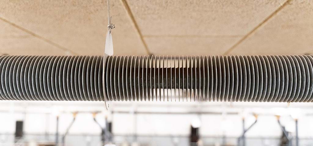 Efficient fin tubes for heating of the pig farm | SKIOLD